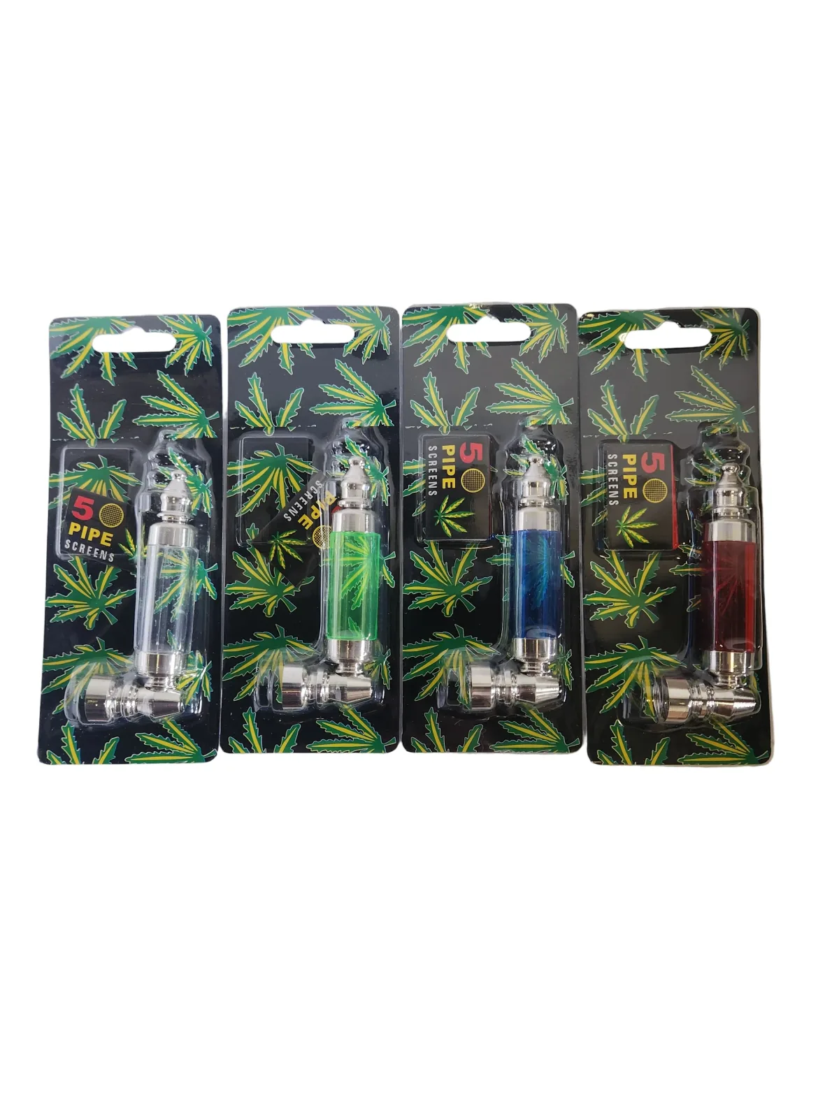 3" Wide Tube Glass Hand Pipe