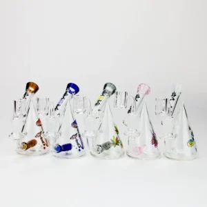 4.5" MGM Glass 2-In-1 Bubbler Rig W/ Graphic [C2672]