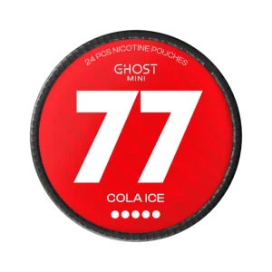 77 Ghost Mini Cola Ice Nicotine Pouches – 20mg (5 Pack)