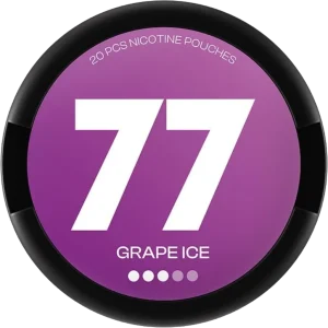 77 Grape Ice Nicotine Pouches – 10mg (5 Pack)