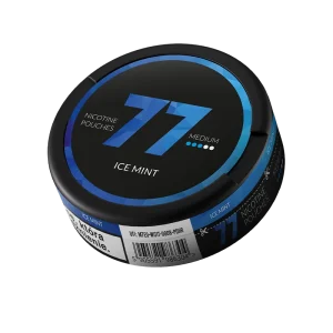 77 Ice Mint Nicotine Pouches – 10mg (5 Pack)
