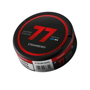 77 Strawberry Nicotine Pouches – 10mg (5 Pack)