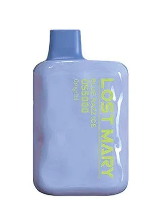 Blue Razz Ice Lost Mary OS5000 Zero Nic
