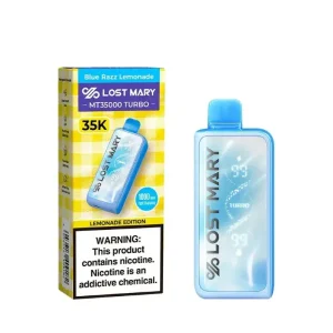Blue Razz Lemonade - Lost Mary MT35000 Turbo Disposable Vape Lemonade Edition