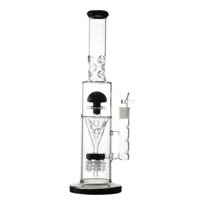 Colored Mushroom Perc Bong - 17in