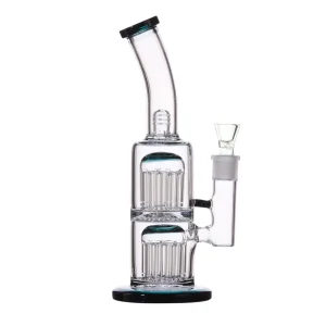 Double Barrel Bong - 12in