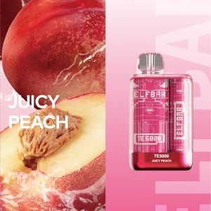 ELF BAR TE5000 Disposable Vape 5000 Puffs – Juicy Peach