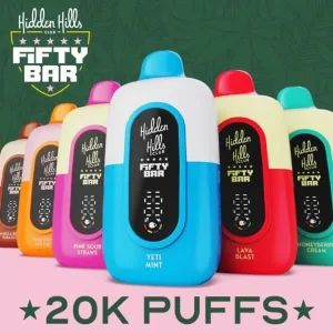 Fifty Bar Disposable – Hidden Hills Series – 20K Puff –