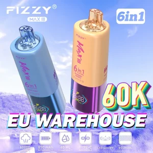 Fizzy Max III 60K Rechargeable Disposable Vape EU Warehouse Fast Shipping