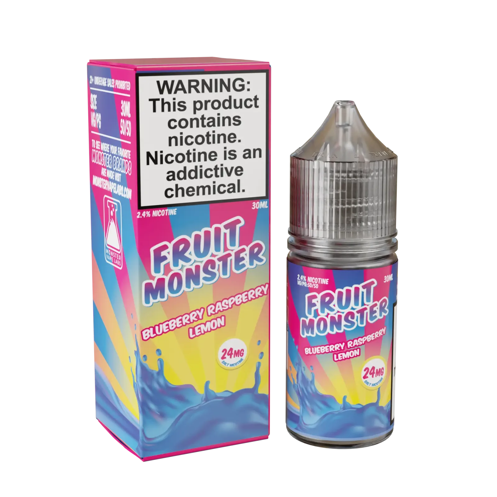 Fruit Monster Salt – Blueberry Raspberry Lemon – 30ML E-Liquid