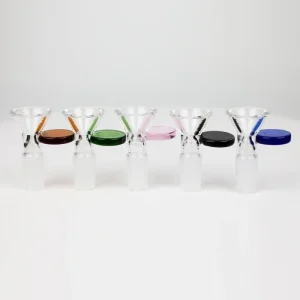 Glass bowl with round handle 14mm & 18mm