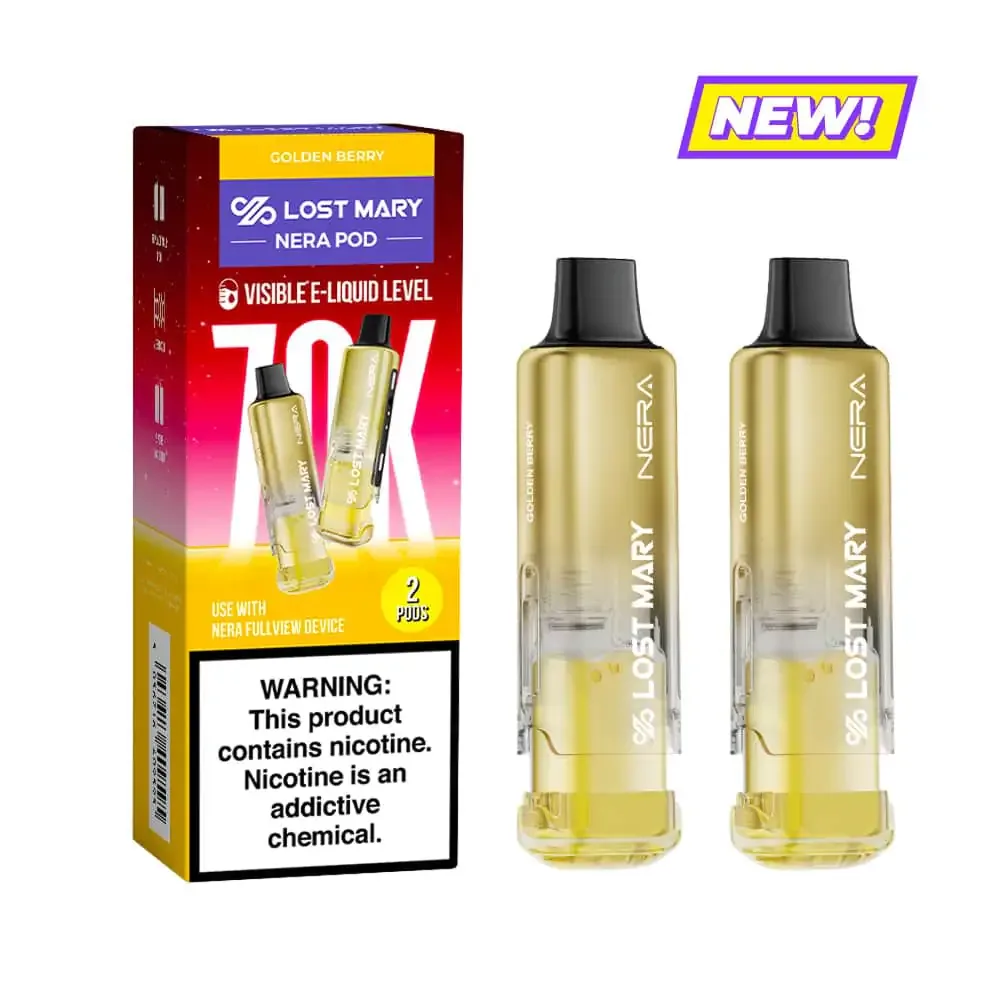 Golden Berry - Lost Mary Nera Fullview 70k Disposable Vape Pod
