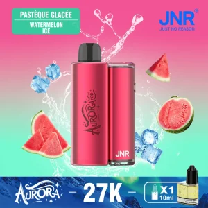 JNR AURORA 27K – 27000 Puffs ,2% Nicotine, Dual Mesh Coil ,TPD Certified