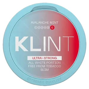 Klint Nicotine Pouches Avalanche Mint 17MG - 5 Pack