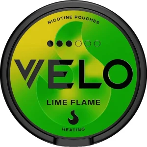 Lime flame VELO Slim nicotine pouches 20 pack