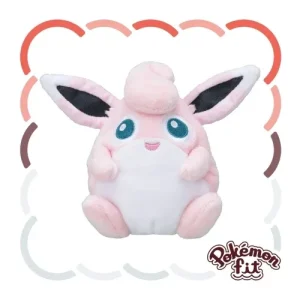 Pokemon Fit Wigglytuff 40cm Plush Toy Figure - Official Collectible