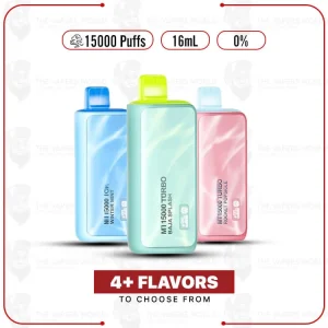 MT15000 TURBO 0% Nicotine Disposable Vape