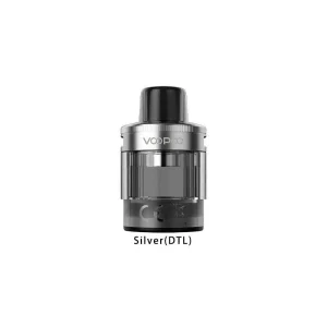 VOOPOO PnP X Empty Replacement Pod Cartridge (Pack of 2) - Silver-DTL Version