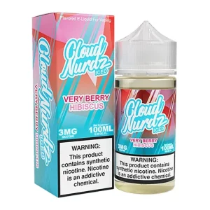 Cloud Nurdz Iced Very Berry Hibiscus TF Vape Juice 100ml - 3mg