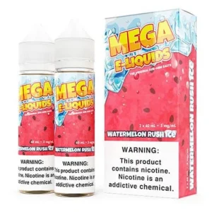Watermelon Rush ICE Sub Ohm Salts By Mega e-liquids