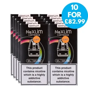 Box Of 10 – OXVA Nexlim Replacement Pods XL Multipack