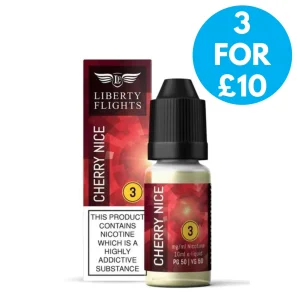 3mg Liberty Flights XO Freebase Nicotine E-liquid 10ml