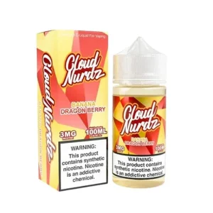 Cloud Nurdz Synthetic Banana Dragon Berry Vape Juice 100ml - 3MG