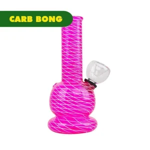 Security Window Glass Mini Carb Bong - 5in