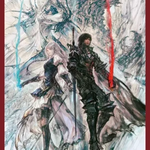 Square Enix Final Fantasy 100 Card Sleeves Thinking of Fire Ice