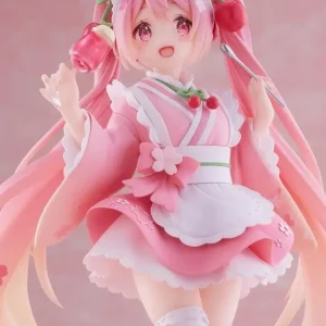 Taito Sakura Miku Coreful Figure Original Japanese Style Cafe Version Collectible