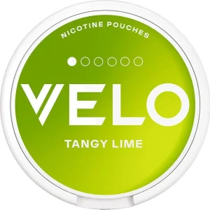 Tangy lime VELO Mini nicotine pouches 15 pack