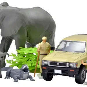 Tomytec Safari 2 Toyota Hilux 4WD Pickup Double Cab Model Set