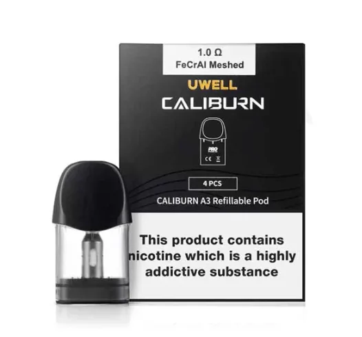 Uwell Caliburn A3 Replacement Pods (4 Pack)