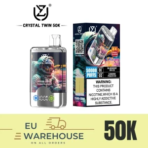 UZY Crystal Twin 50K Disposable Vape 50000 Puffs EU Warehouse