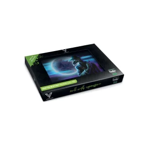 V Syndicate Dark Traveler Glass Rolling Tray