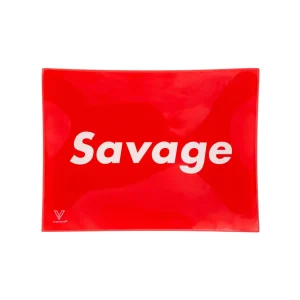 V Syndicate Savage Glass Rolling Tray