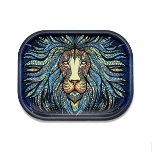 V Syndicate Tribal Lion Metal Rolling Tray