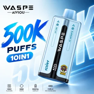 WASPE Quinton 500K 10IN1 Disposable Vape Wholesale 500000 Puffs MOQ 50
