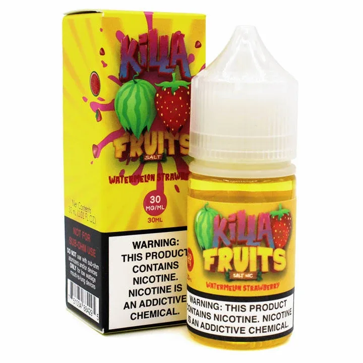 Watermelon Strawberry - 30mg - Killa Fruits Salt - 30mL