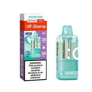Winter Mint - Off-Stamp Crystal Cube 35K Disposable Pod
