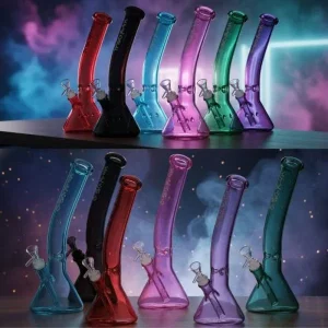 Xtreme - 12" Curve Neck Glass Bong