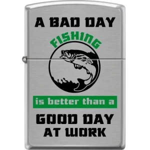 Zippo Lighter - Bad Day Fishing