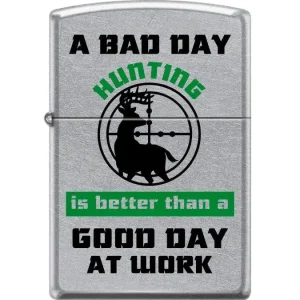 Zippo Lighter - Bad Day Hunting
