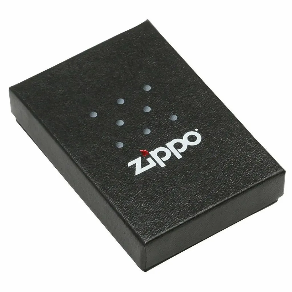 Zippo Lighter - Boombox Satin Chrome - Image 2