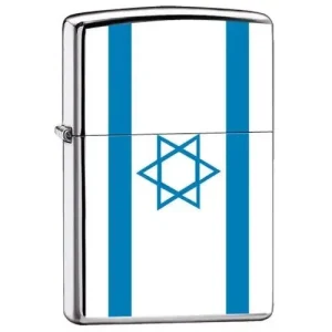 Zippo Lighter - Flag of Israel