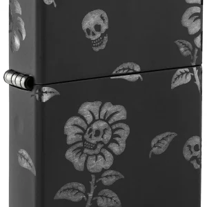 Zippo Lighter - Flower Skulls
