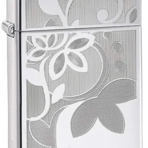 Zippo Lighter - Slim Love and Flowers