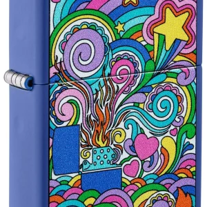 Zippo Lighter - Stars & Swirls