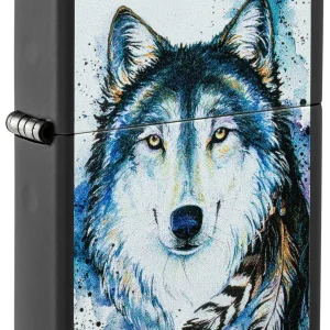 Zippo Lighter - Tale of Two Wolves